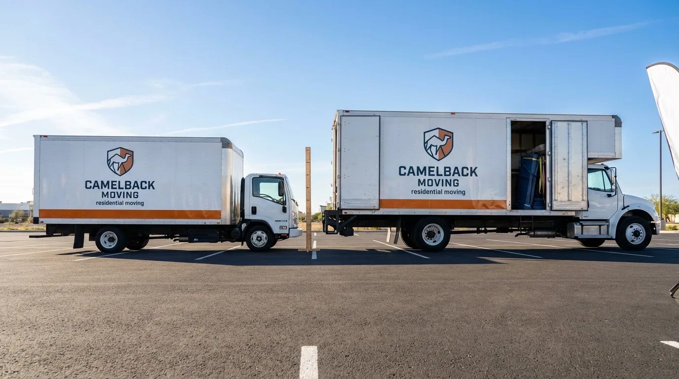 Moving truck size capacity guide in Carroll